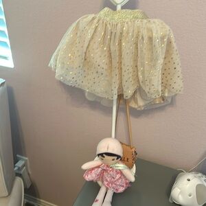 Gold star dust skirt